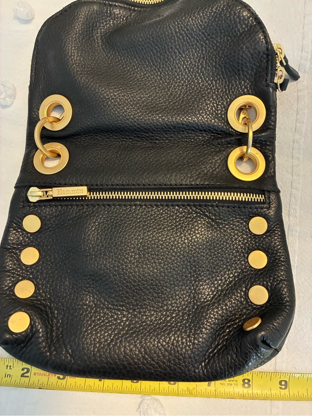 Hammitt Black Leather Crossbody Bag. Never used. - Picture 3 of 8
